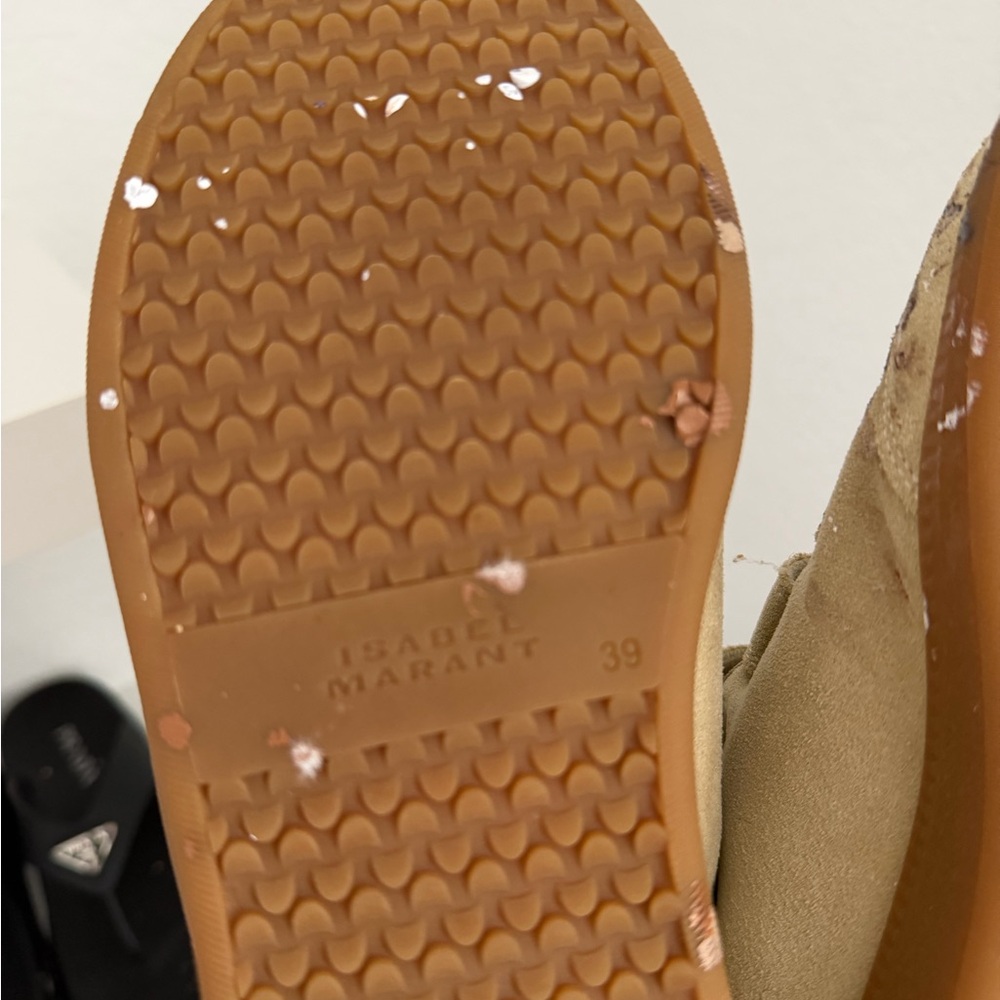 Beige Suede Isabel Sneakers - Picture 5 of 5